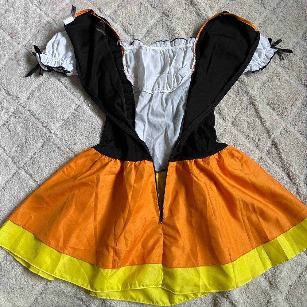 Leg Avenue | NO HAT Candy Corn Witch Halloween Costume | Size Small/Medium - Picture 5 of 8